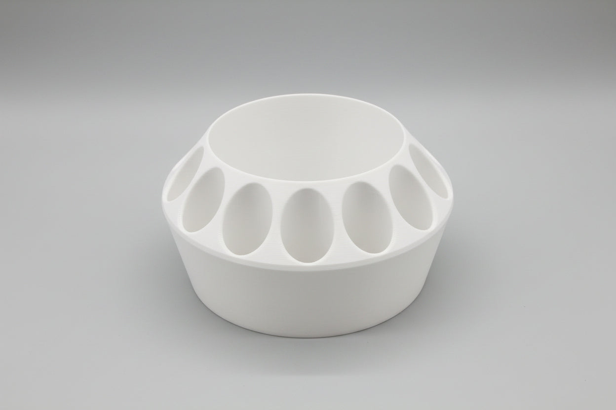 Deep drop lead bucket insert for fishing gear storage