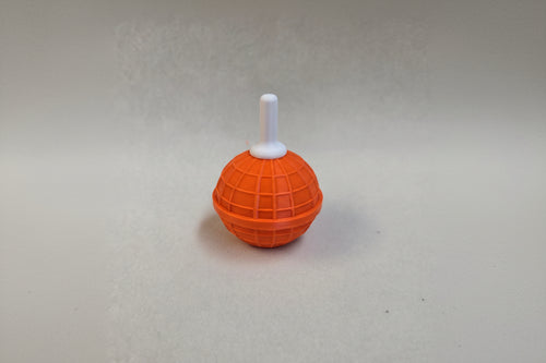 Boat key float shaped like commercial fishing buoy